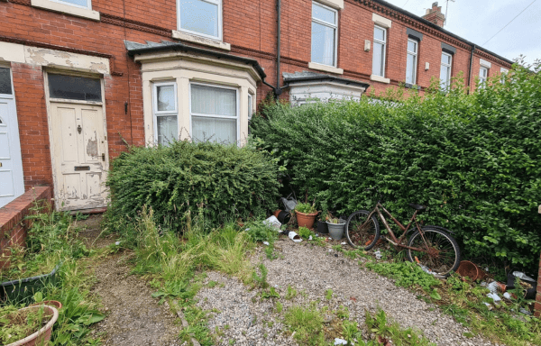 Front Garden Transformation — before